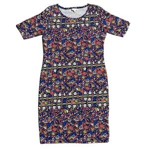 Aztec Floral Patterned T Shirt Dress.